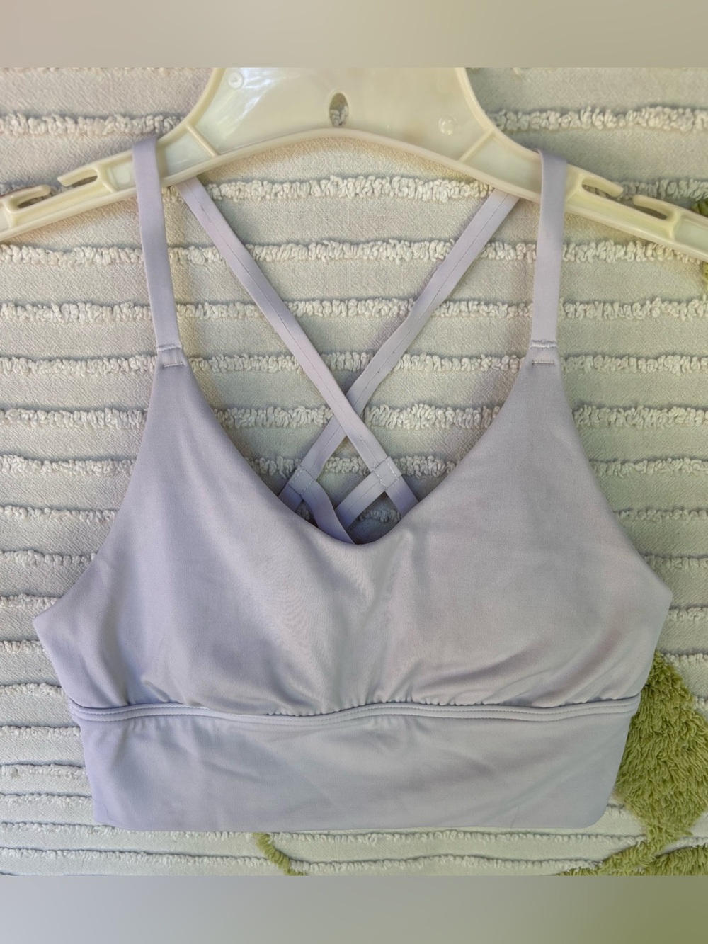 OFFLINE by Aerie Real Me Stretch Medium Support Strappy Sports Bra Sz S Gray